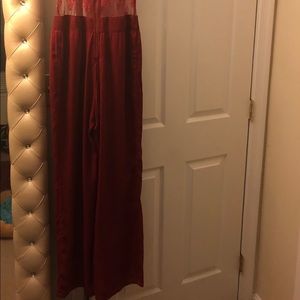 Red jumpsuit size medium